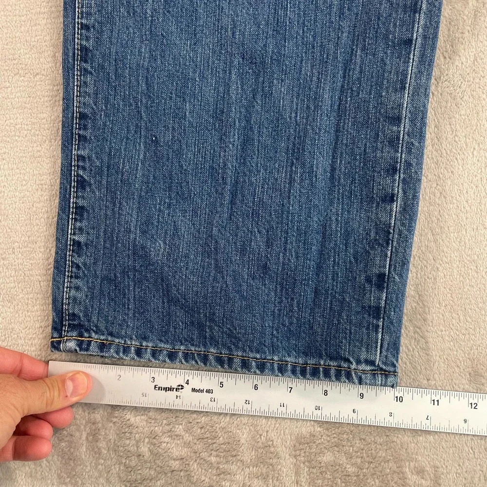 Polo Ralph Lauren Hampton Straight‎ Jeans Mens Big 48x30 Blue Denim Relaxed 48B